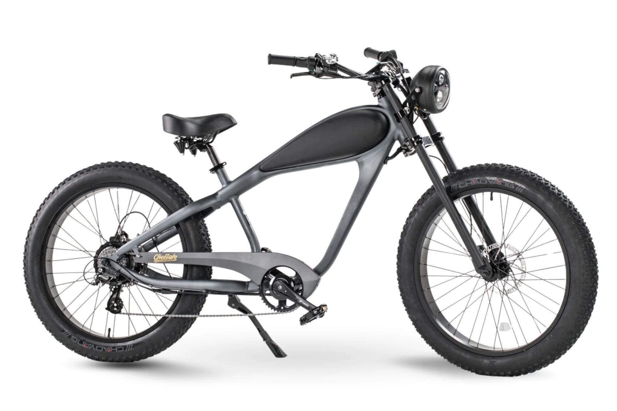 Cheetah Ebike from back to modern black 