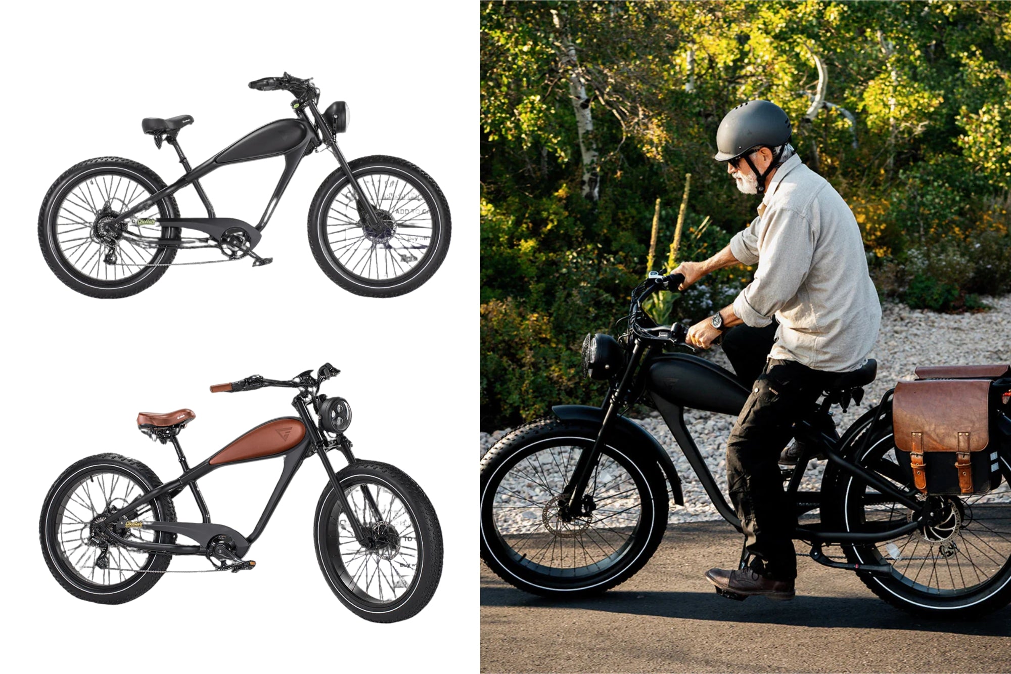 Cheetah Plus Ebike Revi Ebikes Vitage Cafe racer 1200W bafang Motor Samsung battery  lifestyle 