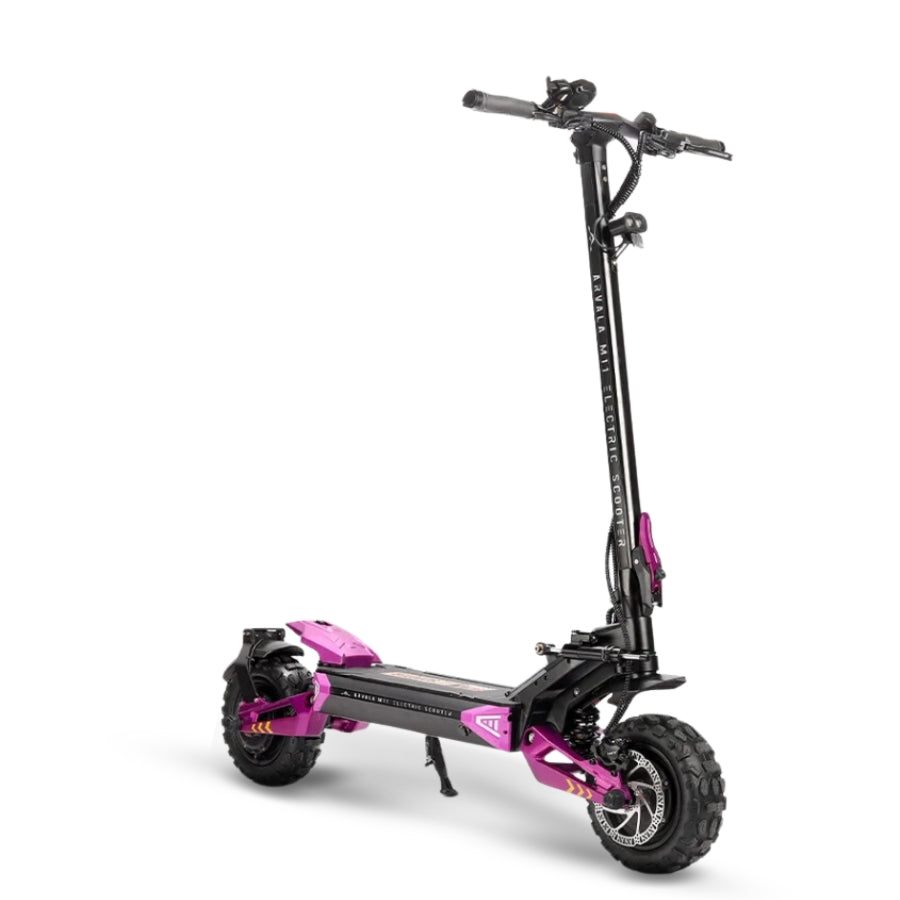 ARVALA M11 60V26Ah/ 36Ah Electric Scooter Power Arvala M11 60v26ah
Tire Sizec11 Inch Tubeless Explosion-proof Tires
Motor Rated Power1600wx2
Top Speed 53mph/85kph
Battery Type 60v26ah | 1560wh
Travel Distance 80km
Charger Rated Power 67.2v 2a