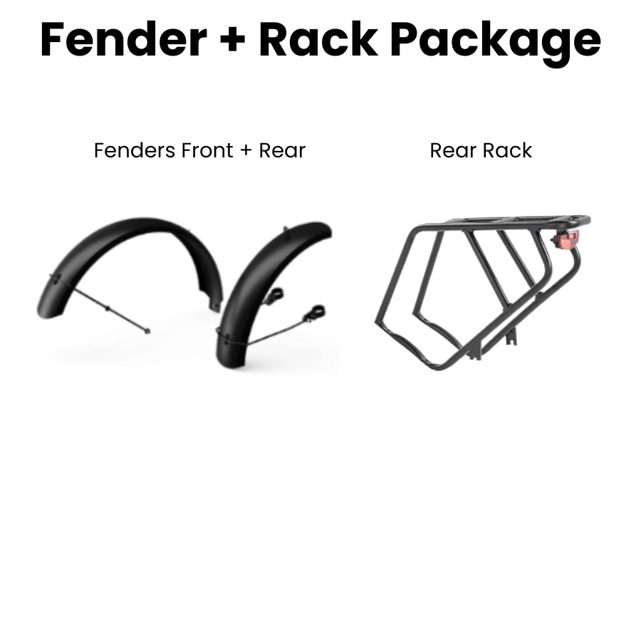 Free Accessories Fenders + Rear Rack