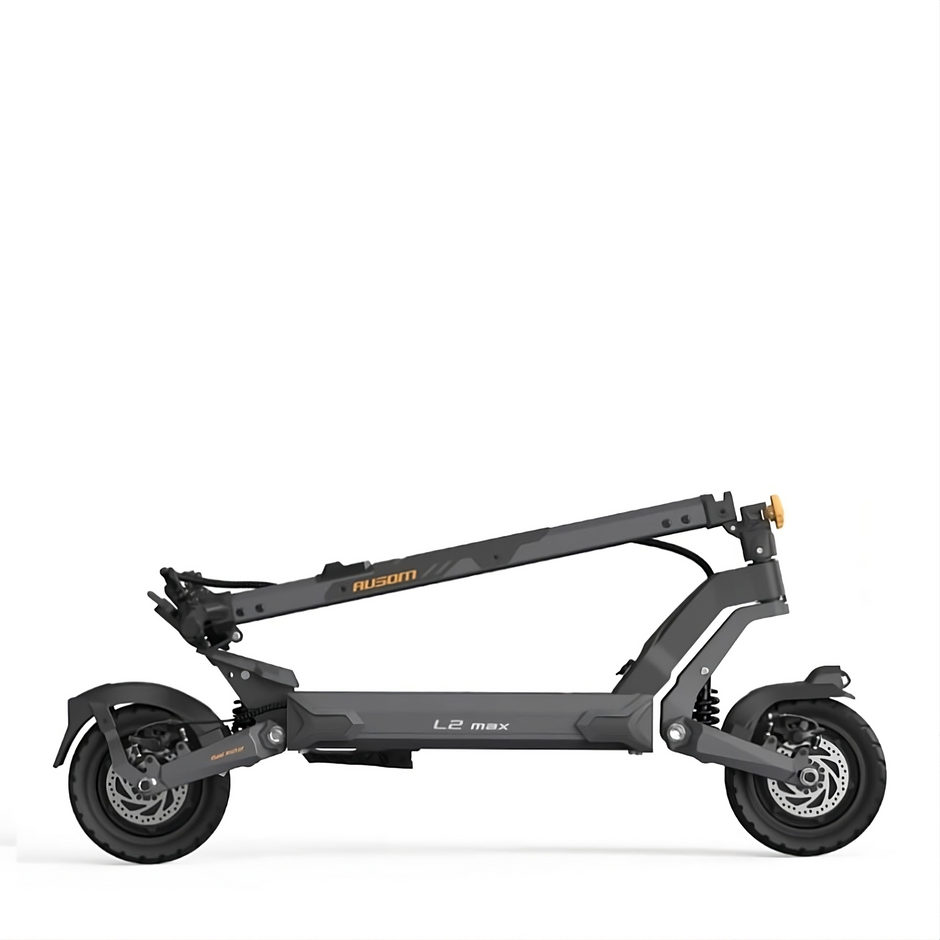 Foldable electric scooter with 'L2 max' branding on a white background L2 Max Dual Motor Ausom Electric scooter
