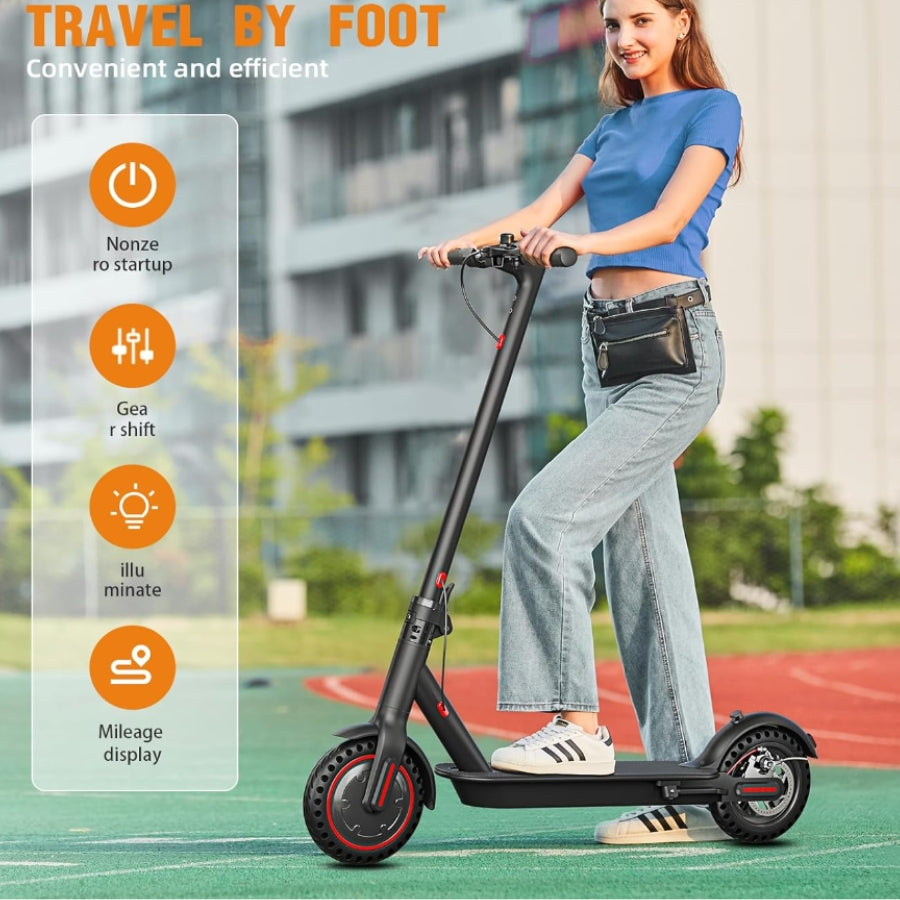 Foldable Electric Scooter with 36V 350W 10.4ah Long Range 8.5inch 8.5