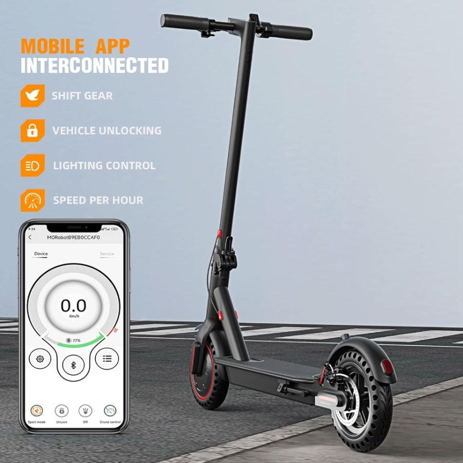 Foldable Electric Scooter with 36V 350W 10.4ah Long Range 8.5inch 8.5