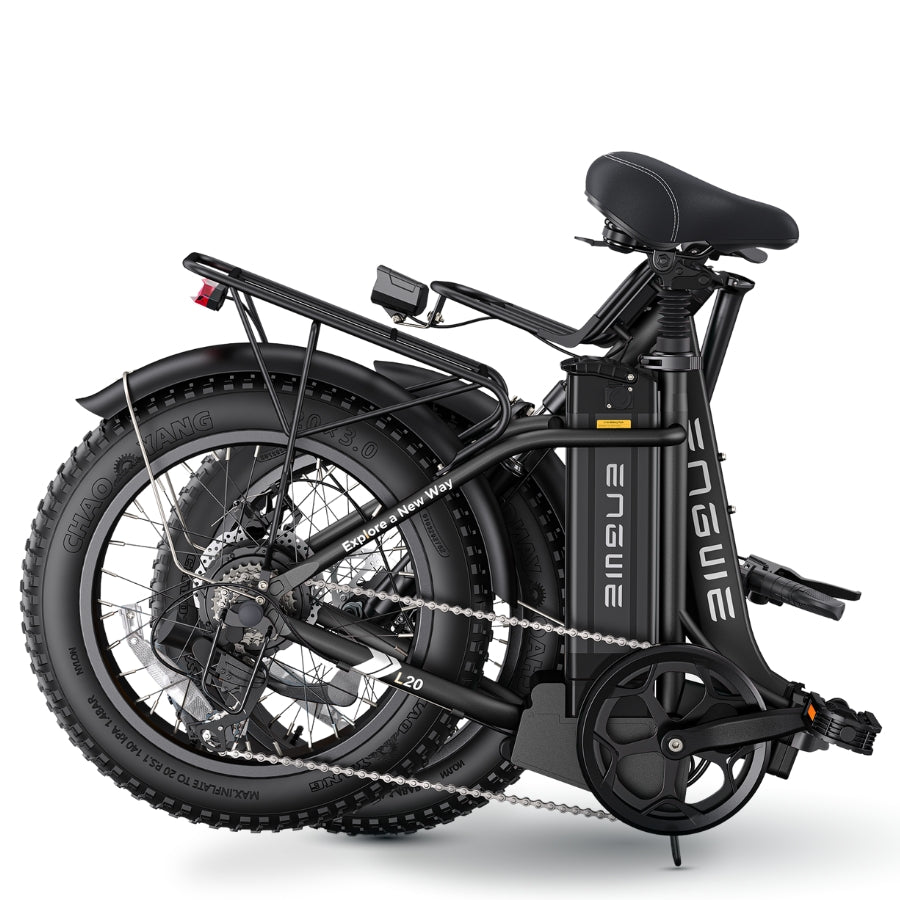 L20 2.0 Engwe folded step through ebike 52v Onyx Black 