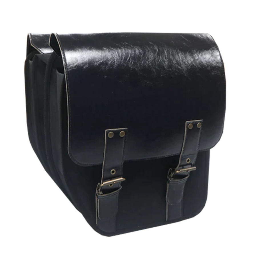 Rear Pannier Leather Saddle Bag
