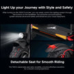 Y600 Escooter BackToModern Engwe Electric scooter Black with red accents  Sale 2024 2025 lights 