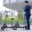 Y600 Escooter BackToModern Engwe Electric scooter Black with red accents  Sale 2024 2025 city 2 units parked 