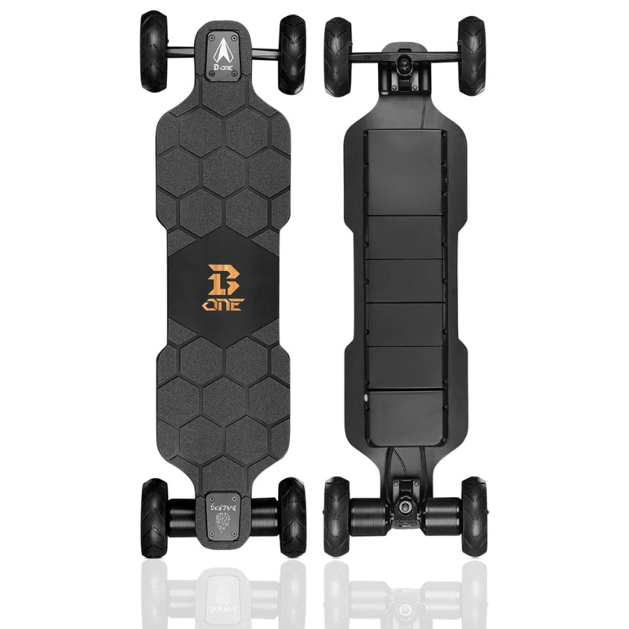 B-One Balrog ZS Direct Drive Electric Skateboard from BackTomodern 2 x 1800 Watts Cloudwheel Rovers 110R Urban Wheels Hota 6inch inflatable wheel TKP trucks M50LT LG 12S3P configuration



