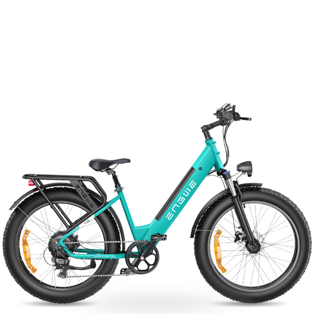 E26 Ebike From Back To Modern Engwe  Blue 