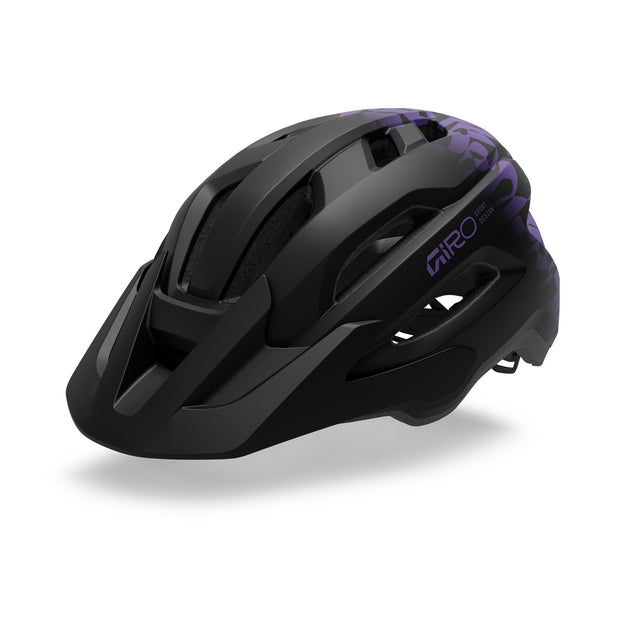 Giro Fixture MIPS II adult bike helmet in Matte Black/Purple Rush on white background