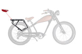Revi Cheetah rear rack mounted on the e-bike