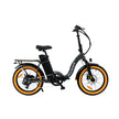 Revi Rebel Pro folding electric bike in Antracit black, side view on white background