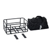 Revi Rebel rear basket with carry bag and mounting straps