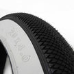 Vee Tire Co. E-Speedster 20 x 4.0 white wall fat tire sidewall close-up with size marking