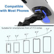 Twist-lock phone holder fits smartphones from 4.7 to 7.2 inches