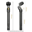 ZOOM shock-absorbing seatpost dimensions: 355mm length, 230mm insertion, 25mm offset suspension head