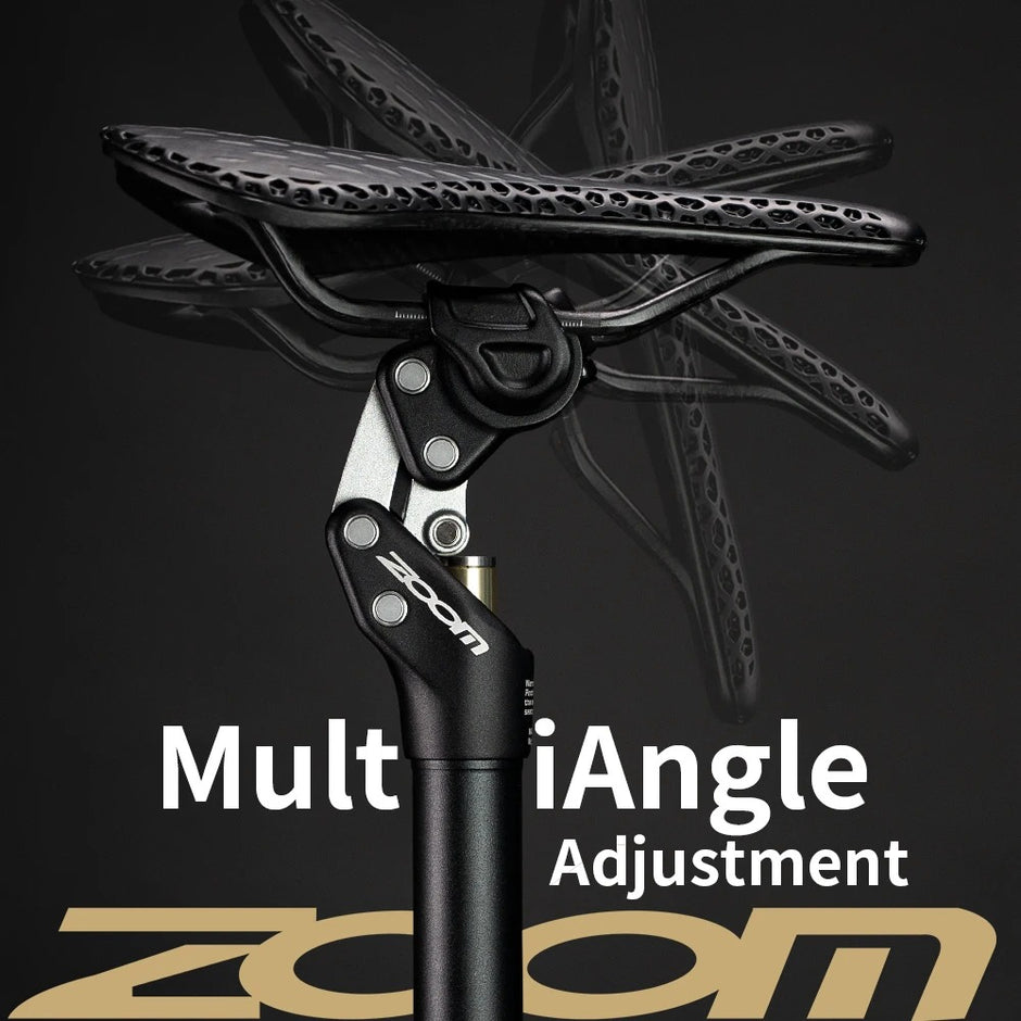 ZOOM seatpost multi-angle saddle clamp adjustment