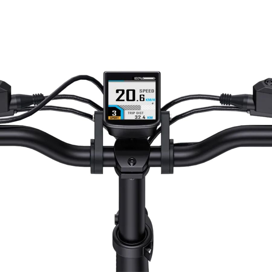 Full Color LCD display Ebike Foldable Handlebars