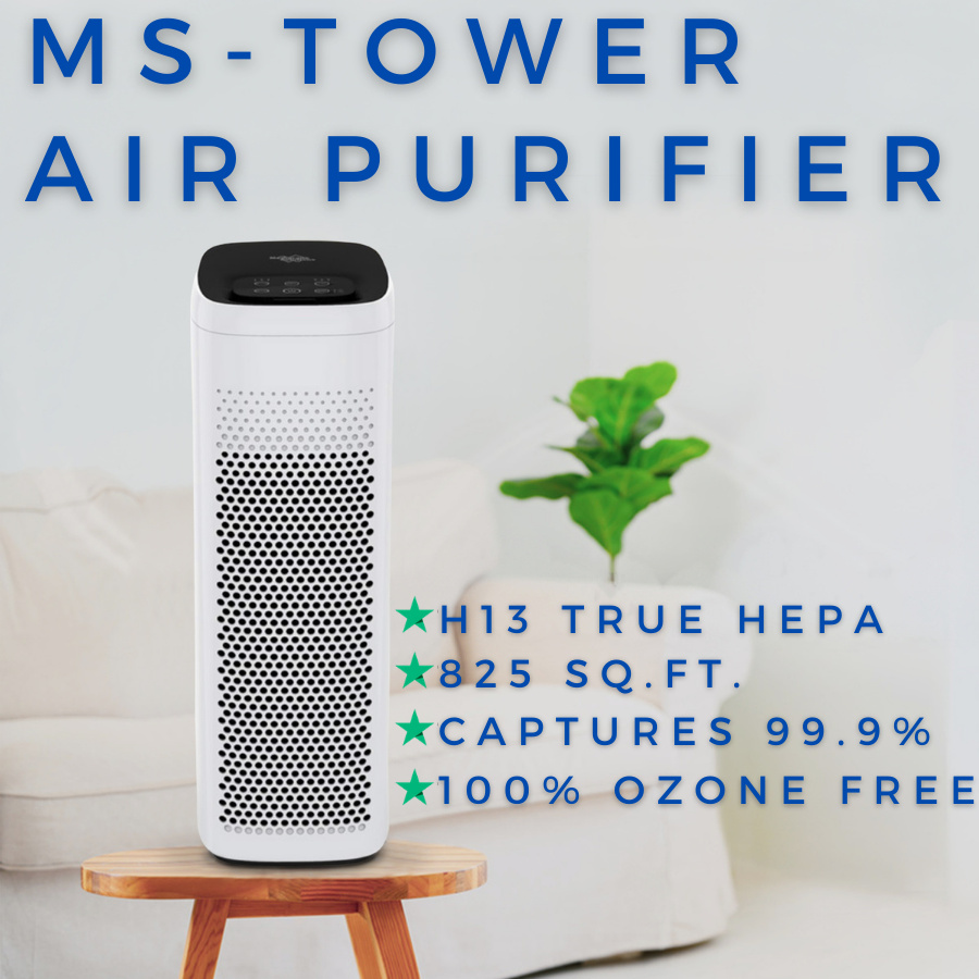 MS tower Air Purifier H13 TRUE HEPA 
