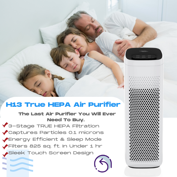 H13 True HEPA Air Purifier White